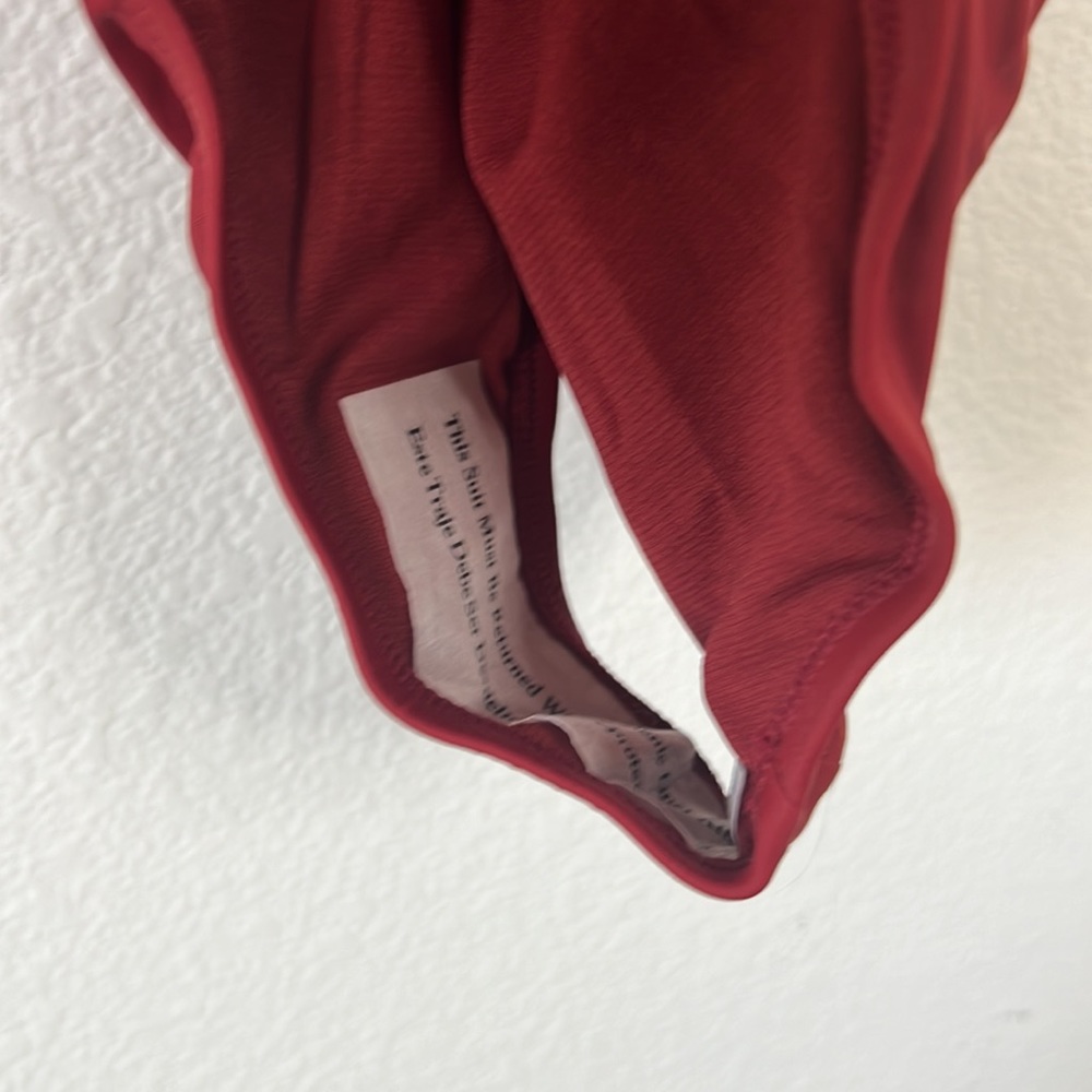 Kona Sol Ruffle Shoulder Bathing Suit - Picture 6 of 8